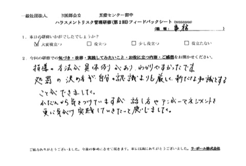 指導の方法が具体例があり、分かりやすかったです。