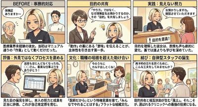 院長の指示出しは不要。未経験スタッフが１年半で「自走」を始めたマネジメントとは？