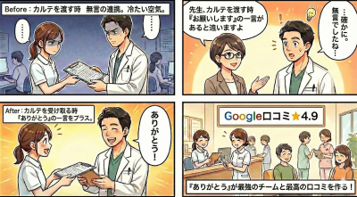 【効率化の罠】口コミ★4.9の院長が、「無言の連携」に潜むリスクにハッとした瞬間