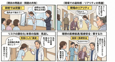 「完璧なお辞儀」が患者を怒らせる？マニュアル接遇がクレームを生む盲点〜医療DX時代に必要な、スタッフの「身を守る応対力」〜