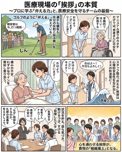 【医療安全】なぜ「型」の挨拶はダメ？リスクを防ぐ「第一の防衛線」