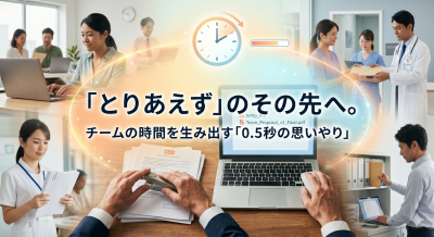 「とりあえず終わらせました」のその先へ。チームの時間を生み出す「0.5秒の思いやり」