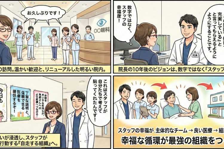 【クリニック経営】人が辞めず自走する！大学病院超えの実績を出す組織術