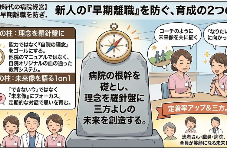 【離職防止】新人の「早期離職」を防ぎ、定着率を高める人材育成2つの柱