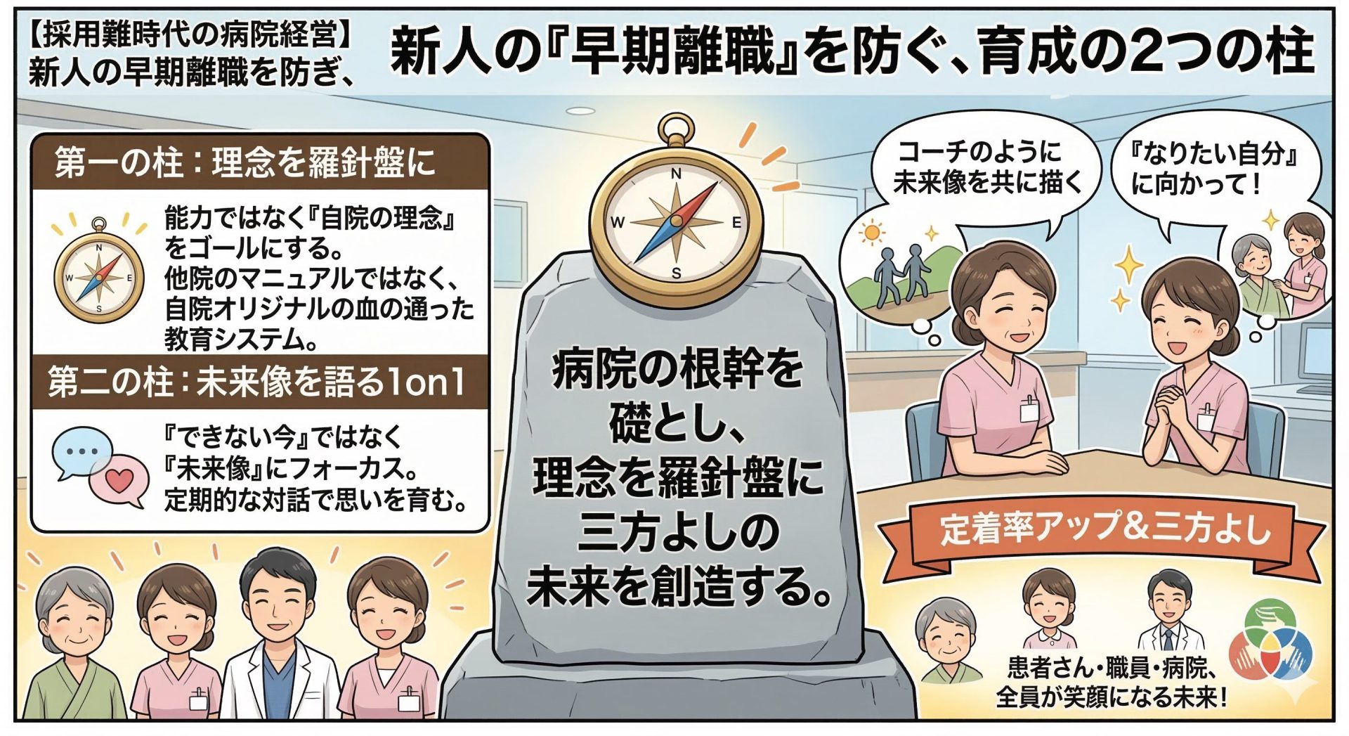 早期離職を防ぐための仕組みづくり