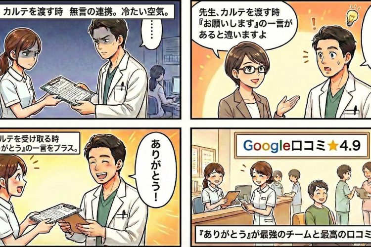 【組織づくり】口コミ★4.9の院長が「無言の連携」の罠にハッとした瞬間